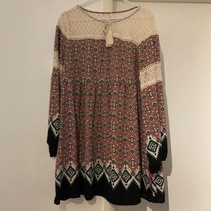 XL Plus Boho Dress